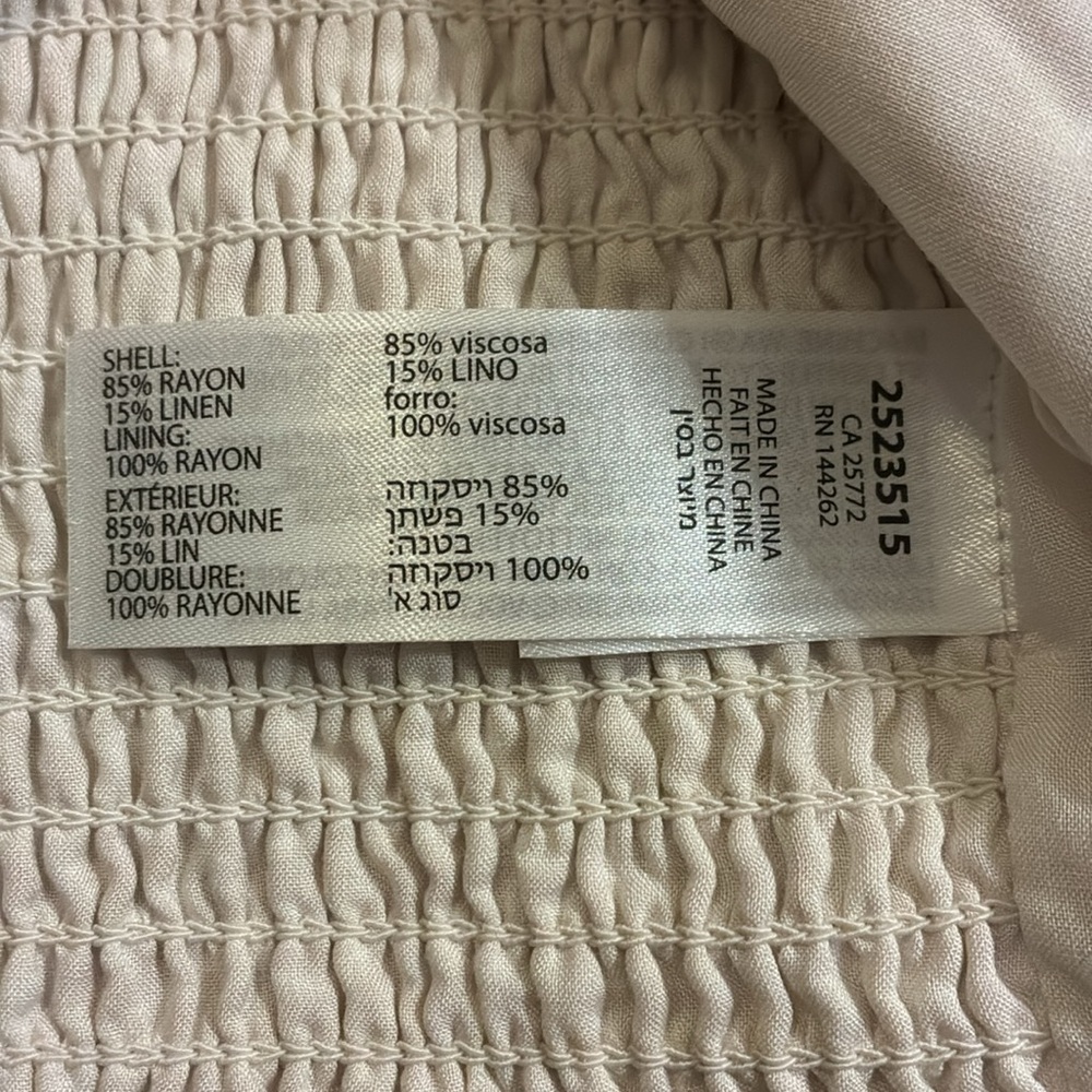 NWT DEX | Palm Print Button-Up Crop medium - Picture 9 of 10